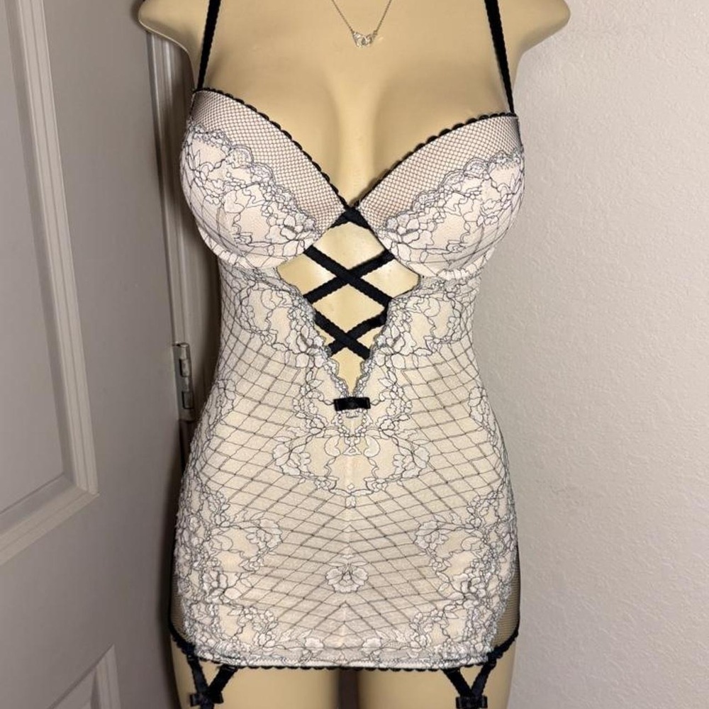 Victoria's Secret cream lace lingerie